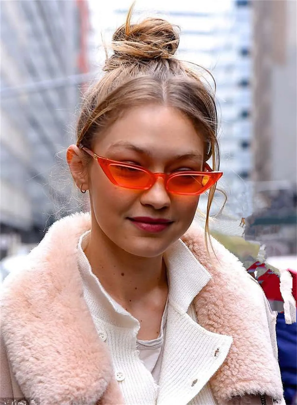 ADE WU Retro Cat eye Sunglasses for Women Cute Small Narrow Skinny Sexy 50s 60s Stylish Cateye Sun Glasses