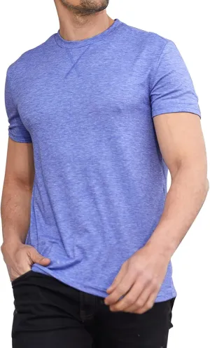 Aoysky Men's Short Sleeve T-Shirts Casual Crew Neck Tee Shirt Summer Soft Tops