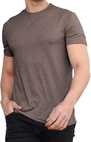 Aoysky Men's Short Sleeve T-Shirts Casual Crew Neck Tee Shirt Summer Soft Tops
