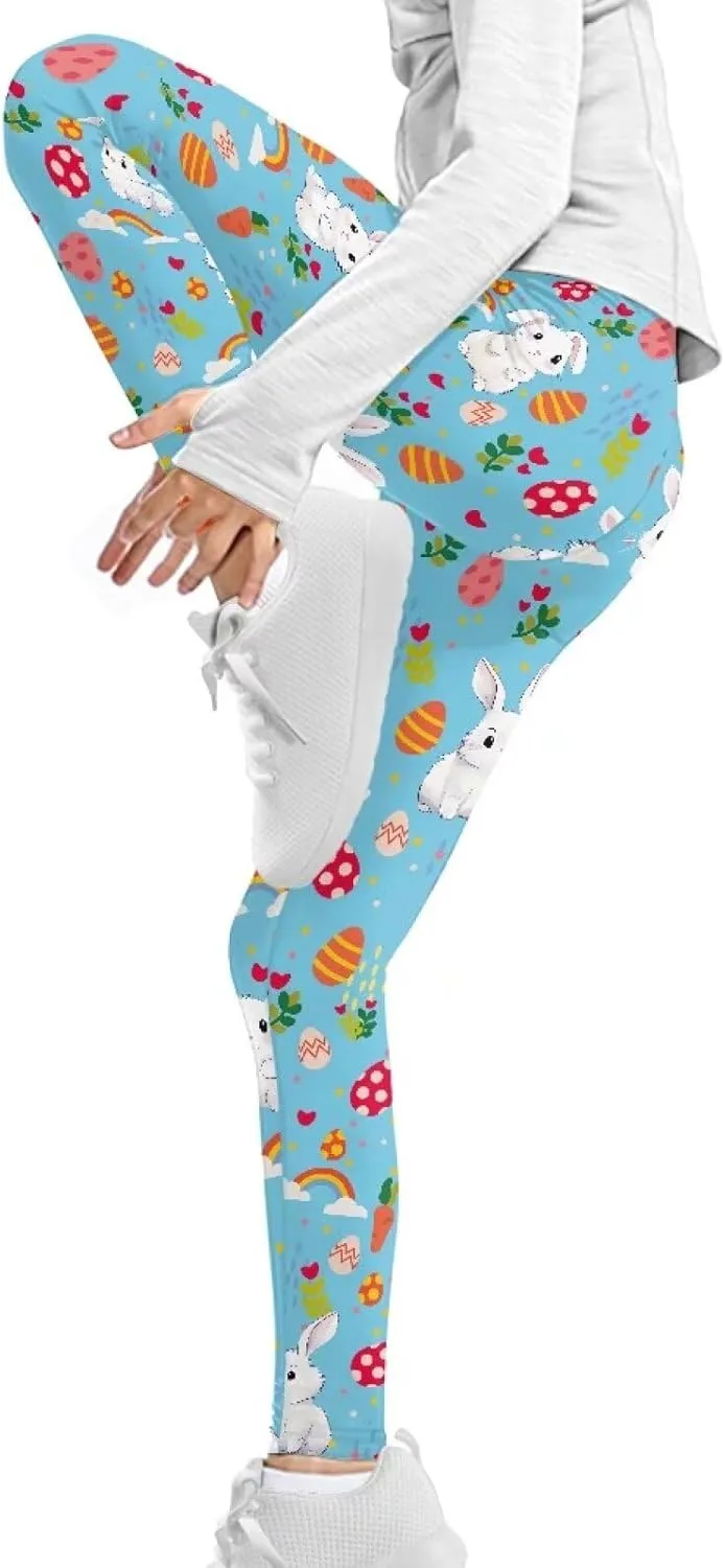 Athletic Leggings for Girls Sport Leggings Dance Running Yoga Tights
