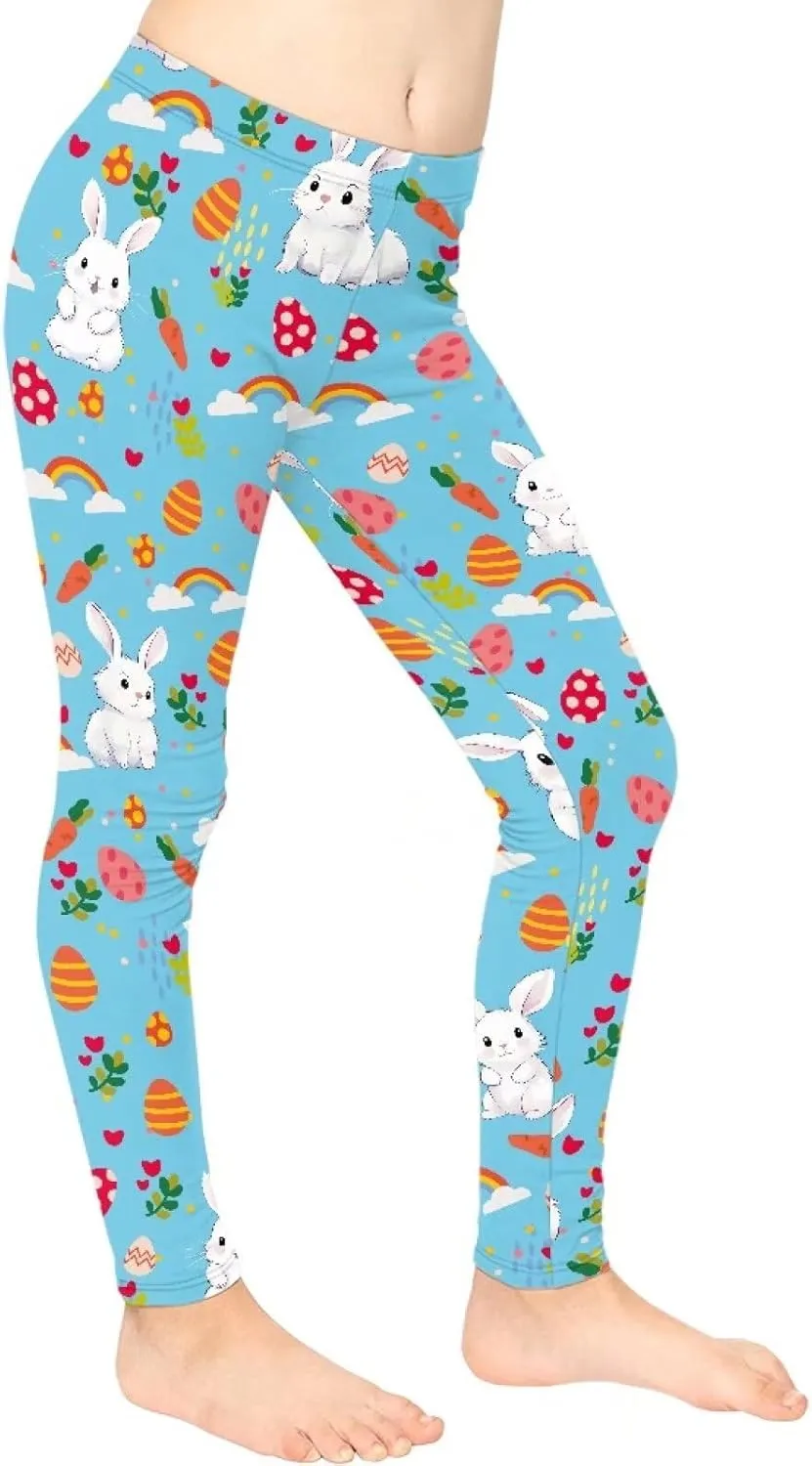 Athletic Leggings for Girls Sport Leggings Dance Running Yoga Tights