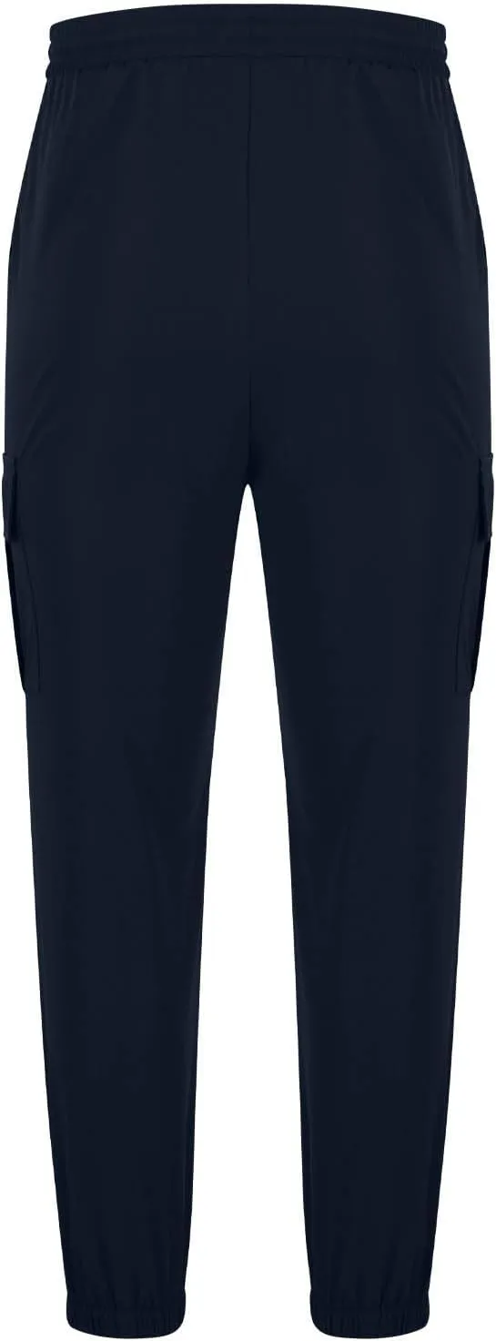 Bidobibo Cargo Pants for Men Slim Fit Elastic Waist Drawstring Pants Multi-Pocket Cargo Pants Ripstop Tactical Pants 2024