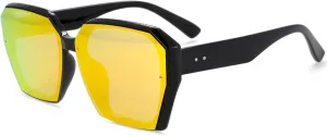 Big Frame Colorful Sunglasses Fashion Men Women Uv400 Vintage