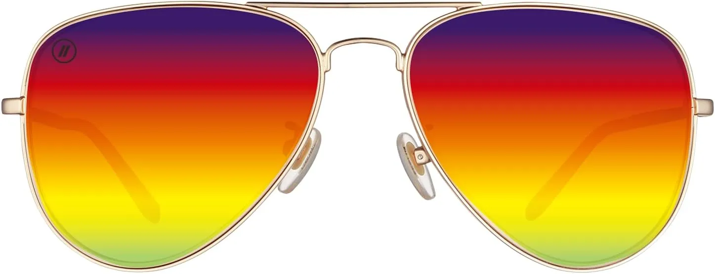 Blenders Eyewear A Series – Aviator Style Polarized Sunglasses – 100% UV Protection – For Men & Women