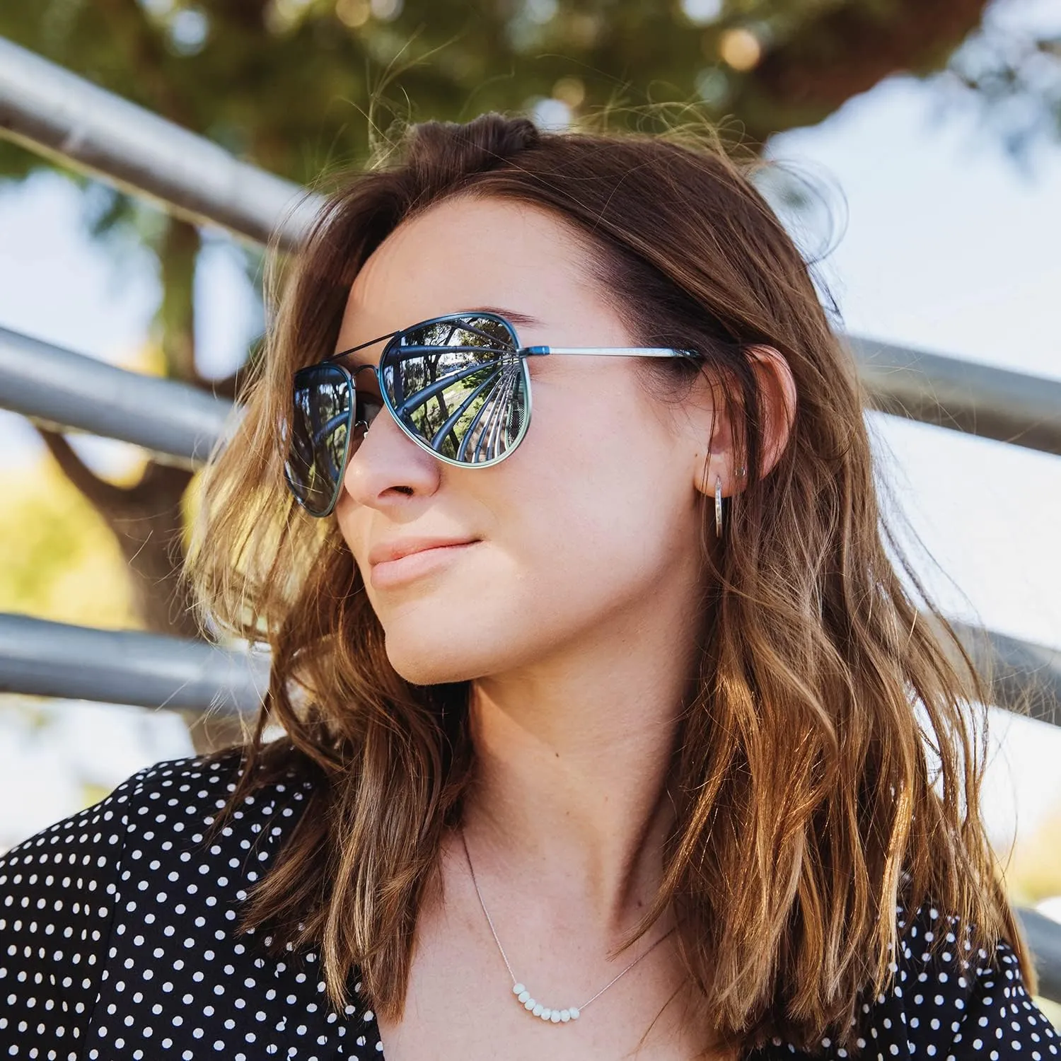 Blenders Eyewear A Series – Aviator Style Polarized Sunglasses – 100% UV Protection – For Men & Women