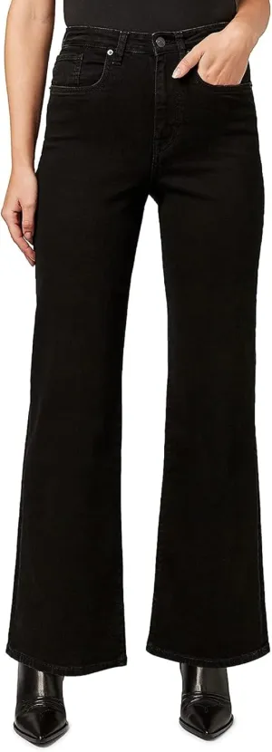 Buffalo David Bitton Women's Addie High Rise Wide Leg Jeans