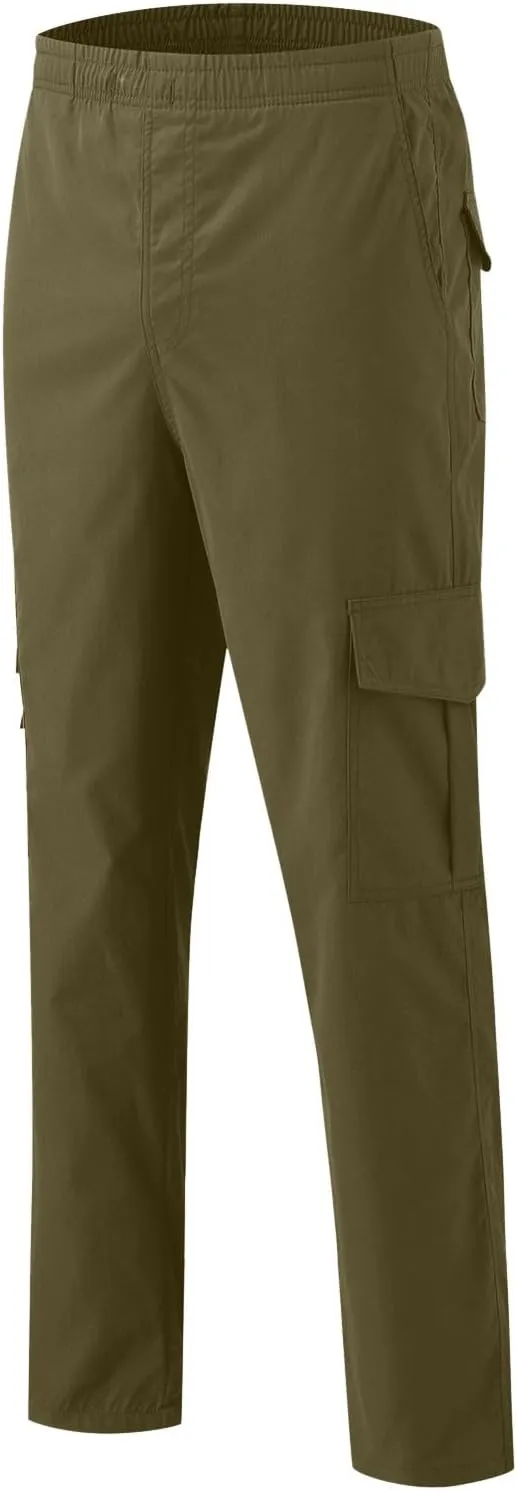Cargo Pants for Men Relaxed Fit Mens Cargo Pants Casual Jogger Drawstring Workout Running Cargo Pants for Men Trouser
