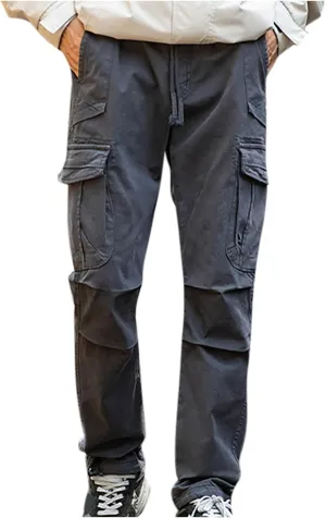 Cargo Pants for Men Work Flexible High Stretch Multi-Pocket Durable Cargo Pants Elastic Waist Tactical Pants 2024