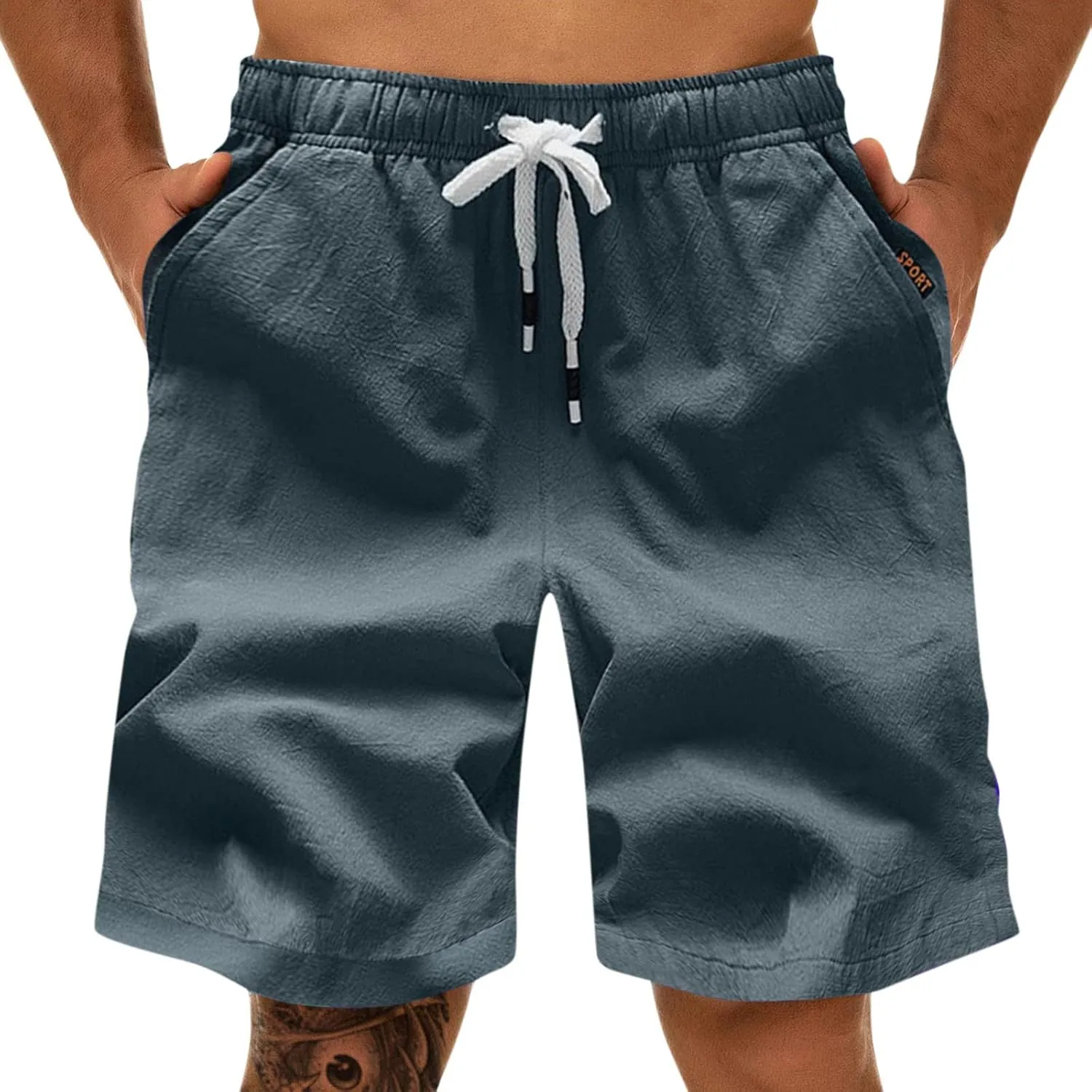 Cathalem Shorts for Men,Athletic Hiking Pants Quick Dry Workout Pants Lightweight Sport Gym Running Shorts Basketball
