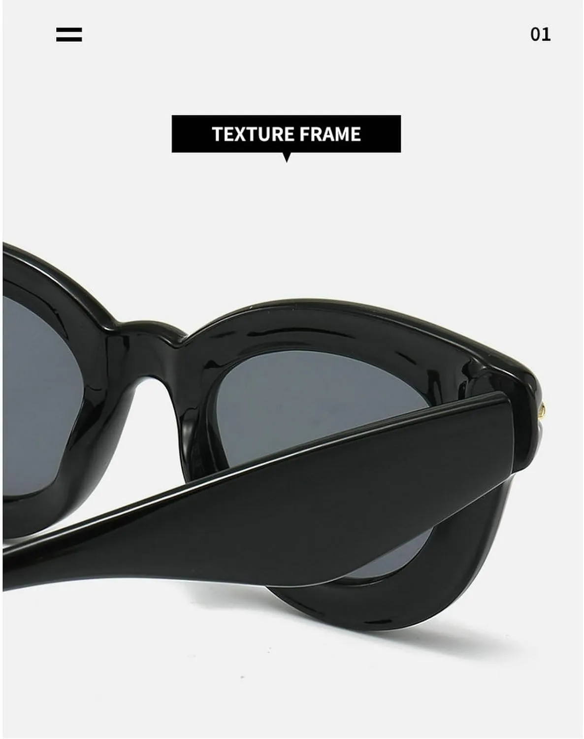 COTIA Cute Inflated Round Sunglasses Women Men 2023 Y2K Punk Cat Eye Sun Glasses Vintage Eyewear