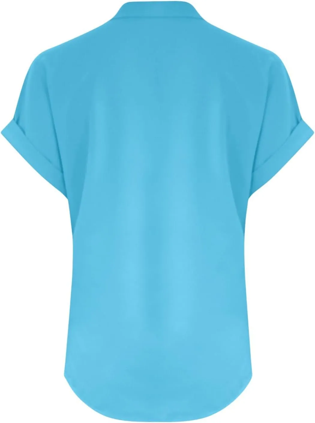 Cotton Linen Shirts for Women V-Neck Button Up T-Shirt Short Sleeve Roll Up Loose Summer Casual Work Blouses Plus Size Tops