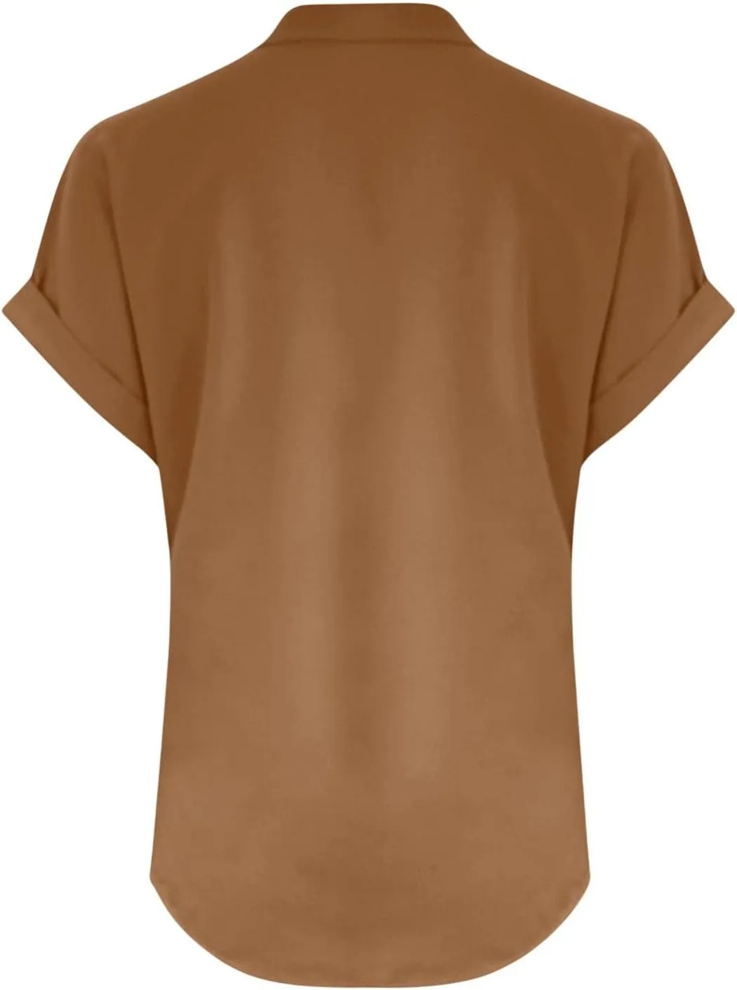 Cotton Linen Shirts for Women V-Neck Button Up T-Shirt Short Sleeve Roll Up Loose Summer Casual Work Blouses Plus Size Tops