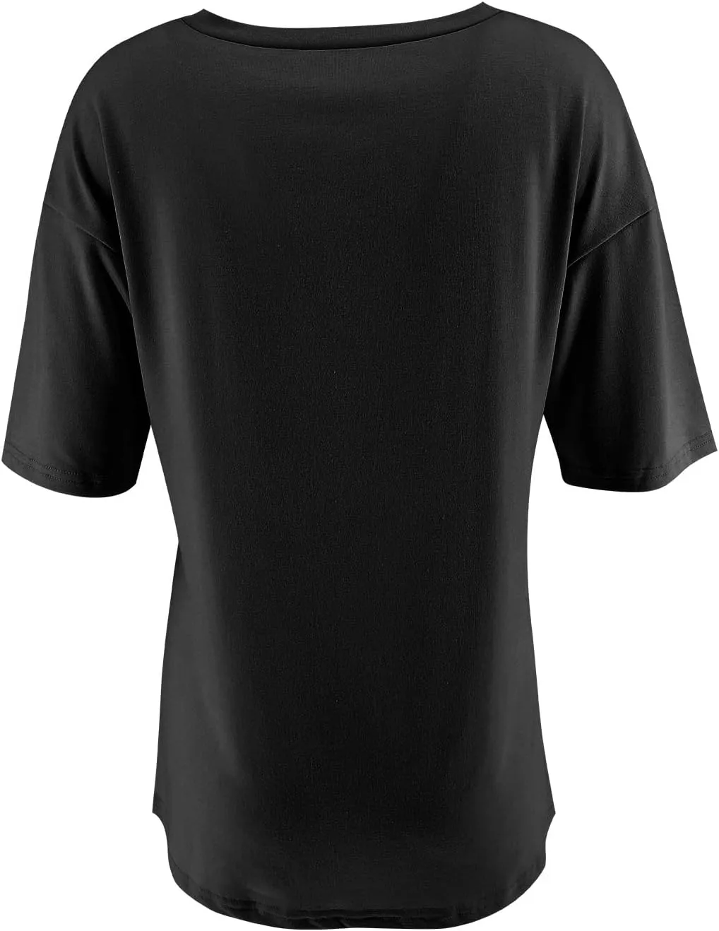 Fanway&EC Women's Short Sleeve T-Shirts Casual Crewneck Tees with Pocket Summer Basic Tops