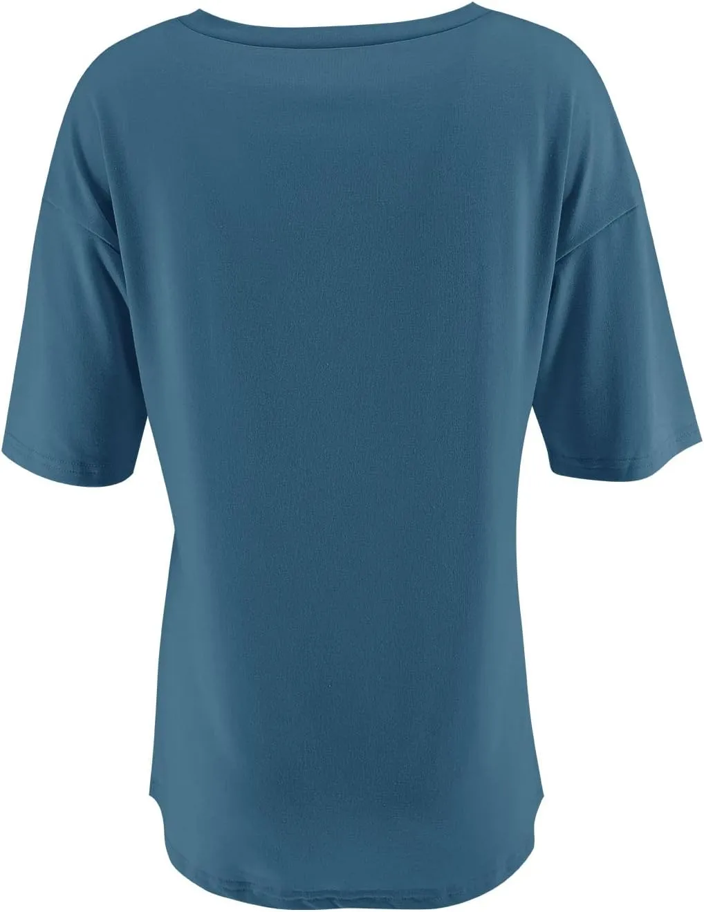 Fanway&EC Women's Short Sleeve T-Shirts Casual Crewneck Tees with Pocket Summer Basic Tops