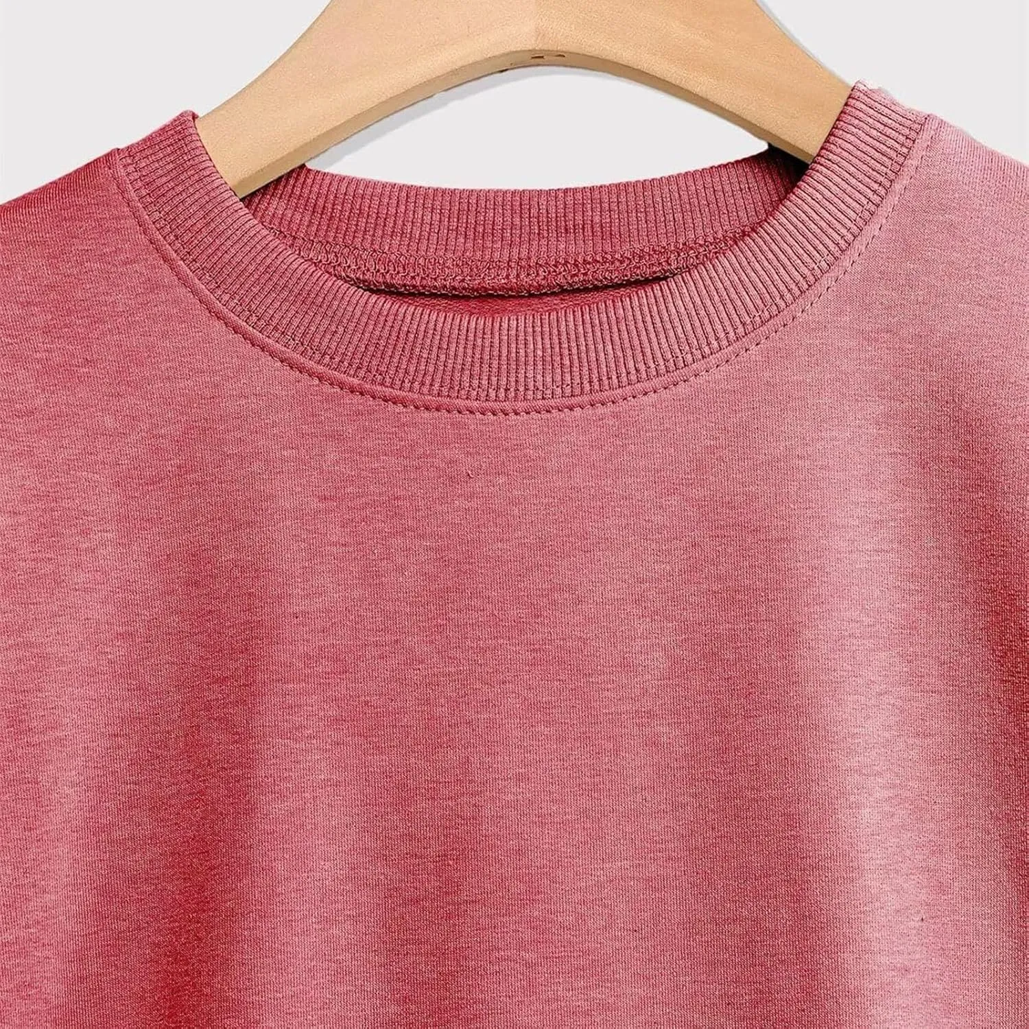 Fashion Sweatshirt for Women Funny Letter Print Regular Fit Long Sleeve Crewneck Pullovers Lightweight Hoodless Tops