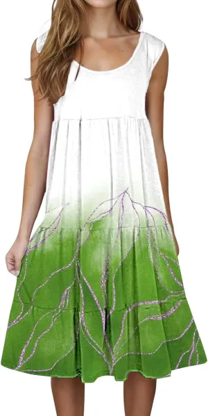 Floral Dress Long Dress with Pockets Short Sleeve Dresses Flowy Beach Swing 2025 Boho Floral Print Beach Cover