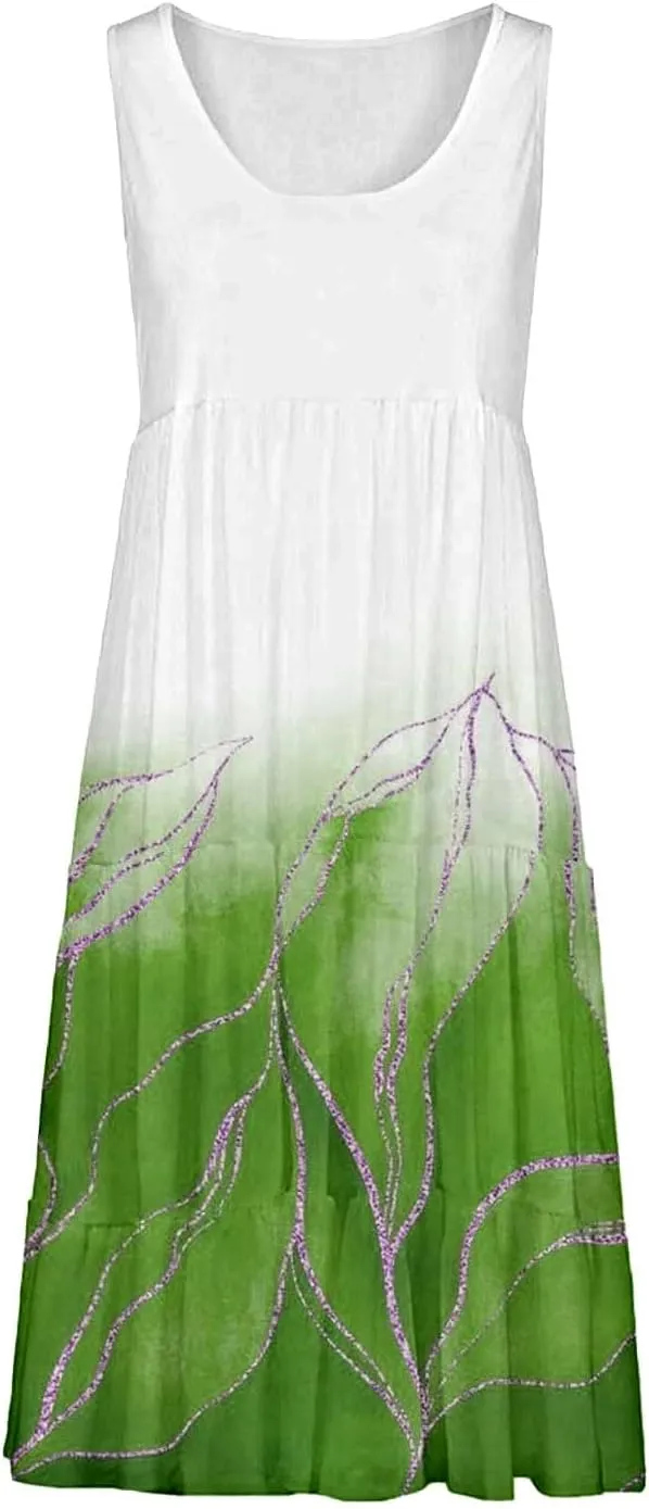 Floral Dress Long Dress with Pockets Short Sleeve Dresses Flowy Beach Swing 2025 Boho Floral Print Beach Cover