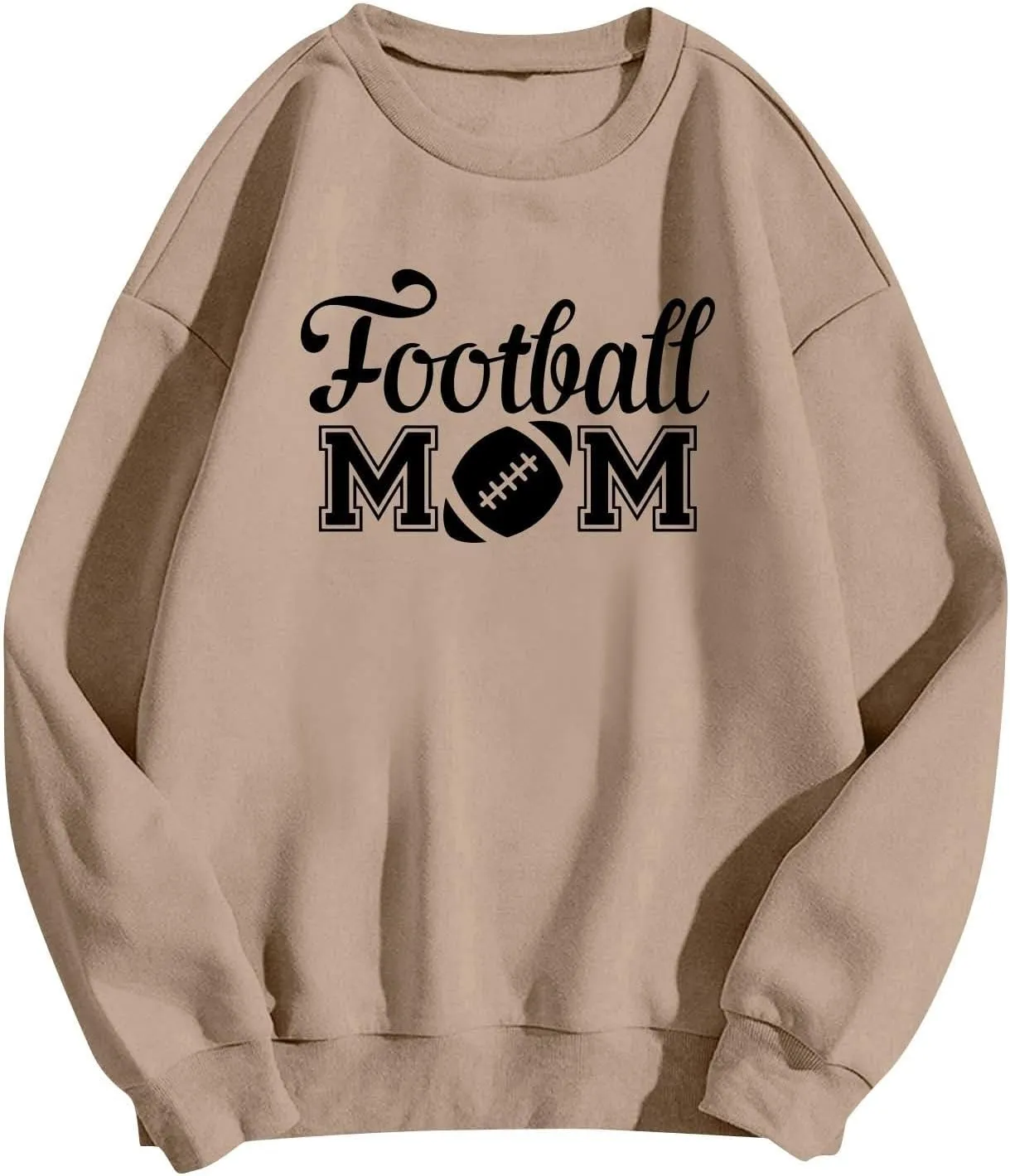 Game Day Sweatshirt for Women Funny Letter Print Basic Crewneck Long Sleeve Hoodless Tunics Fall Trendy Pullover Tops