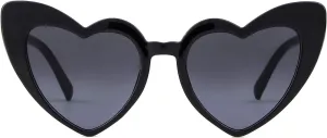 GIFIORE Heart Sunglasses Vintage Retro Oversized Heart Shaped Cat Eye Sun Glasses