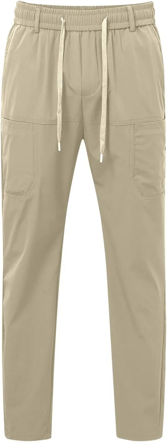 High Stretch Multi Pocket Cargo Pants, Multipants-High Stretch Multi-Pocket Durable Cargo Pants, Hiking Pants for Men