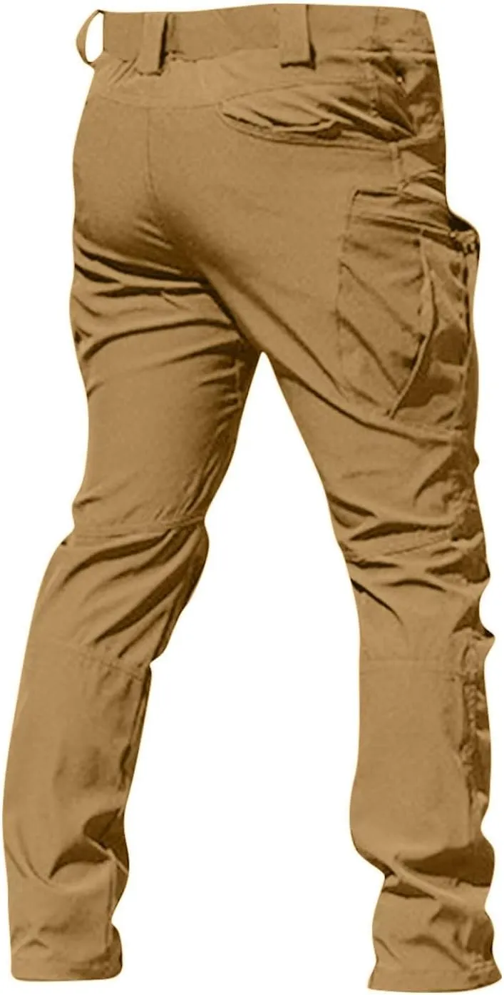 Hiking Pants Men Outdoor Travel Camping Cargo Work Pants Ripstop Resistant Waterproof Pockets Flexcamo Tactical Pant