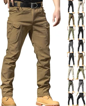Hiking Pants Men Outdoor Travel Camping Cargo Work Pants Ripstop Resistant Waterproof Pockets Flexcamo Tactical Pant