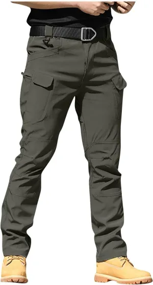Hiking Pants Men Outdoor Travel Camping Cargo Work Pants Ripstop Resistant Waterproof Pockets Flexcamo Tactical Pant