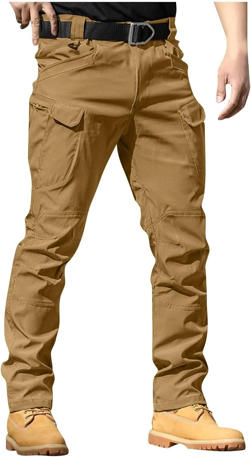 Hiking Pants Men Outdoor Travel Camping Cargo Work Pants Ripstop Resistant Waterproof Pockets Flexcamo Tactical Pant