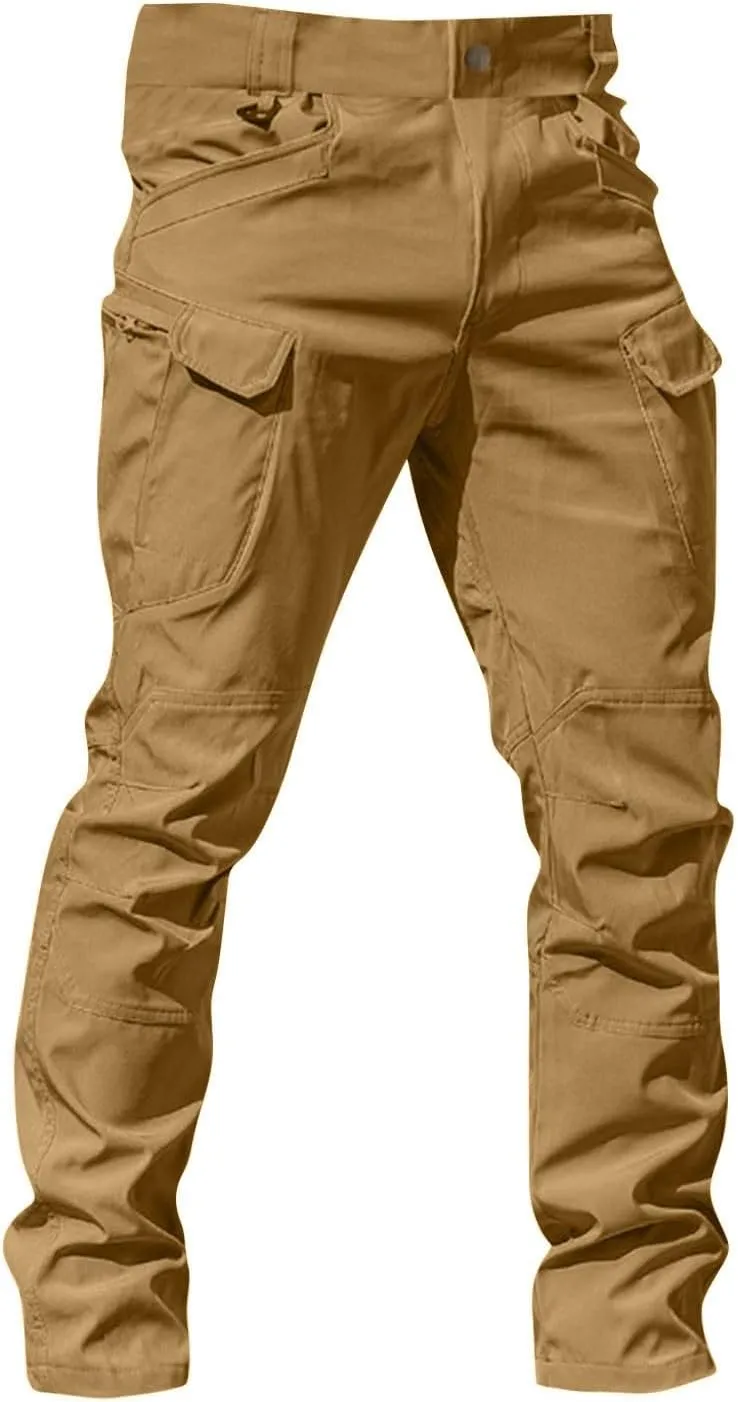 Hiking Pants Men Outdoor Travel Camping Cargo Work Pants Ripstop Resistant Waterproof Pockets Flexcamo Tactical Pant