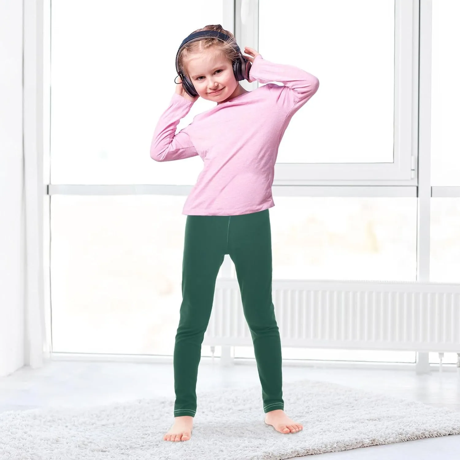 J JOYSAY Purple Lavender Girls Leggings Toddler Girl Leggings