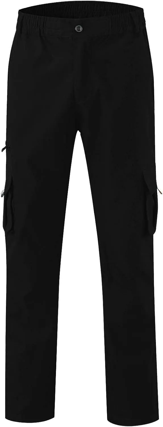 lcyhony Mencomfy Cargo Pants Relaxed Fit Multipants - High Stretch Multi-Pocket Durable Cargo Pants Summer Casual Work Pant