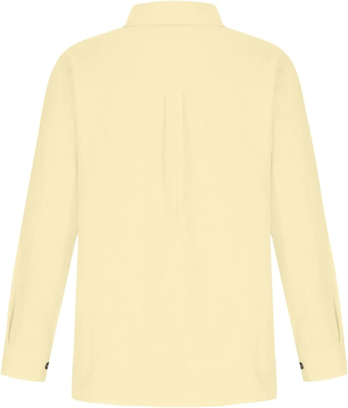 Linen Shirts for Women Down Shirt 2025 Spring Casual Long Sleeve Solid Color Shirts Loose Work Tops with Pockets