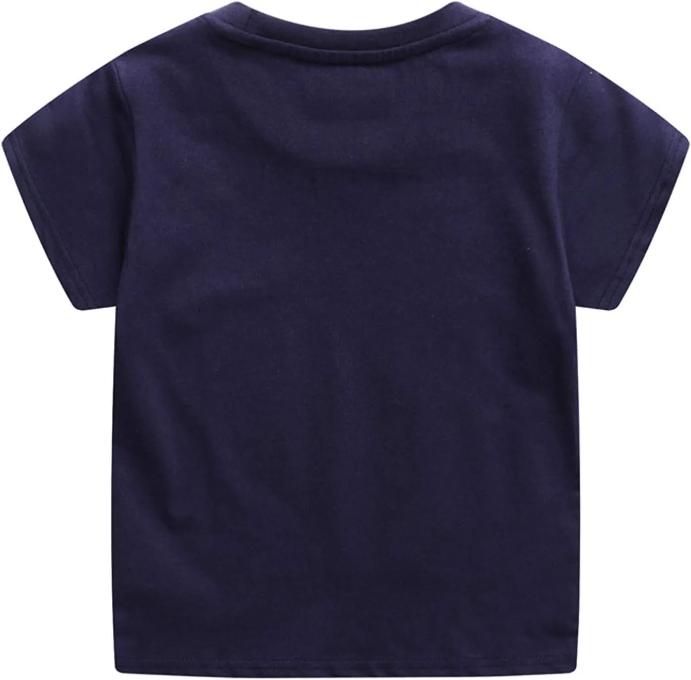 LOKTARC Boys Dinosaur T-Shirts Crewneck Short Sleeve Shirts 3-Pack Toddler Tops