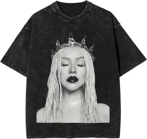 Men Women Vintage Oversized Drop Shoulder Short Sleeve T Shirts Casual Wash Solid Tees Tops