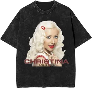 Men Women Vintage Oversized Drop Shoulder Short Sleeve T Shirts Casual Wash Solid Tees Tops