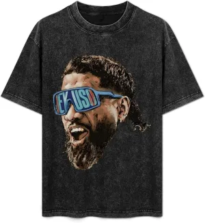 Men Women Vintage Oversized Drop Shoulder Short Sleeve T-Shirts Funny Wash Solid Tee Top
