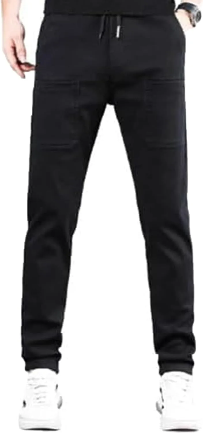 Mencomfy Cargo Pants, MultiPants - High Stretch Multi-Pocket Durable Cargo Pants for Men