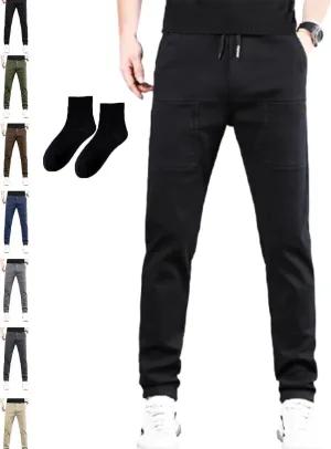 Mencomfy Cargo Pants, Multipants - High Stretch Multi-Pocket Durable Cargo Pants, for Men