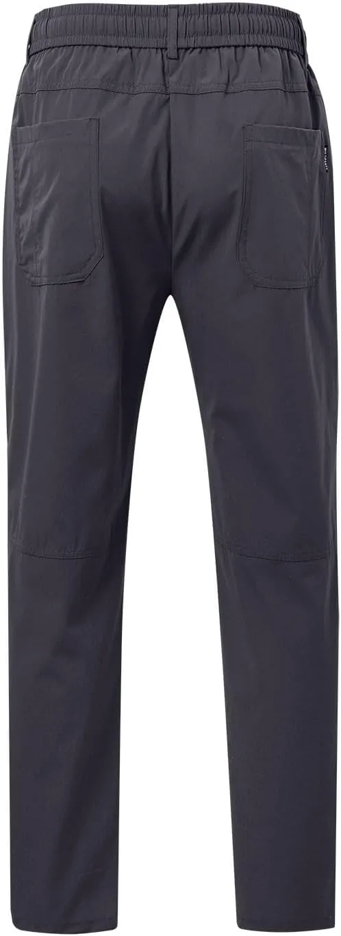 Mens Big and Tall Cargo Pants, High Stretch Multi-Pocket Durable Cargo Pants, Lightweight Tactical Water Proof Pant