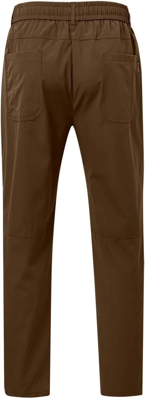 Mens Big and Tall Cargo Pants, High Stretch Multi-Pocket Durable Cargo Pants, Lightweight Tactical Water Proof Pant