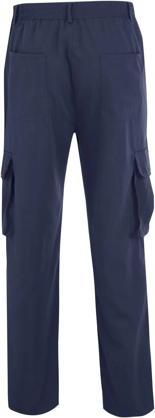 Mens Cargo Pants Khaki Cotton Pants Men Multi Pocket Cargo Pants for Men Extreme Motion Pants for Men Casual Men