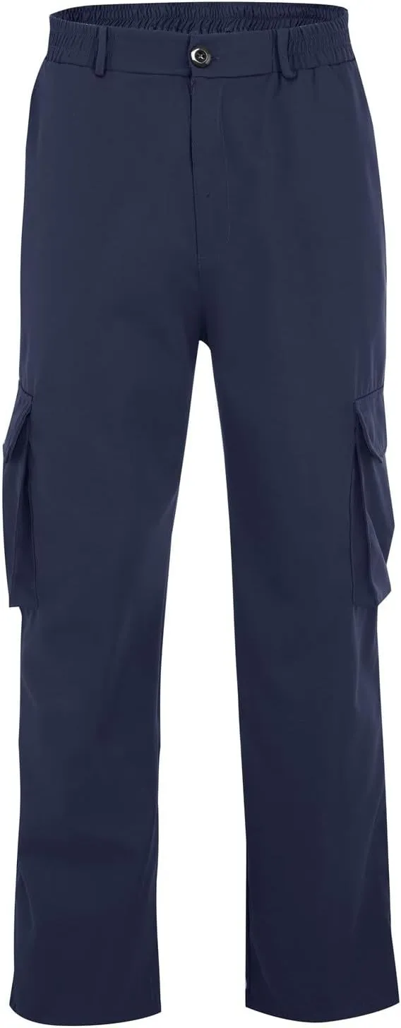 Mens Cargo Pants Khaki Cotton Pants Men Multi Pocket Cargo Pants for Men Extreme Motion Pants for Men Casual Men