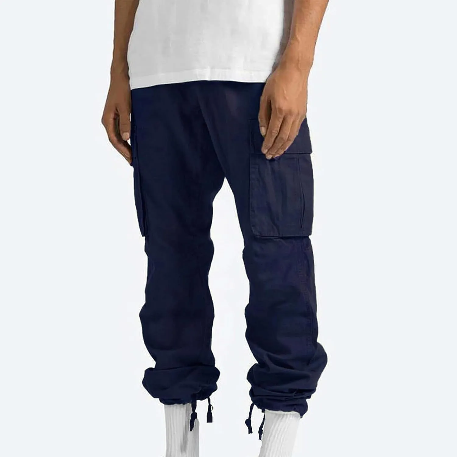 Mens Cargo Pants Lightweight Work Pants Straight Leg Sweatpants Casual Loose Fit Joggers Workout Sport Athletic Pants