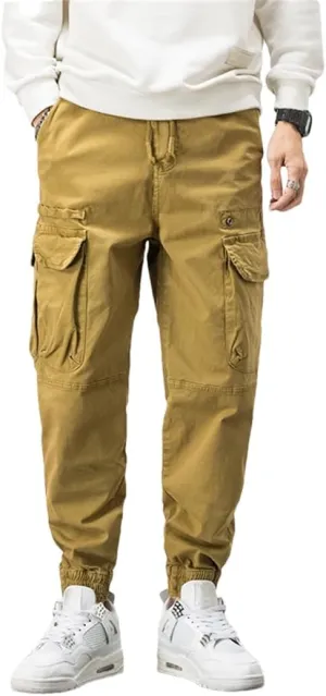 Mens Cargo Pants Multi-Pocket Pockets Trouser Japanese Streetwear Jogging Pants Cargo Pants