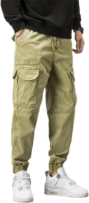 Mens Cargo Pants Multi-Pocket Pockets Trouser Japanese Streetwear Jogging Pants Cargo Pants