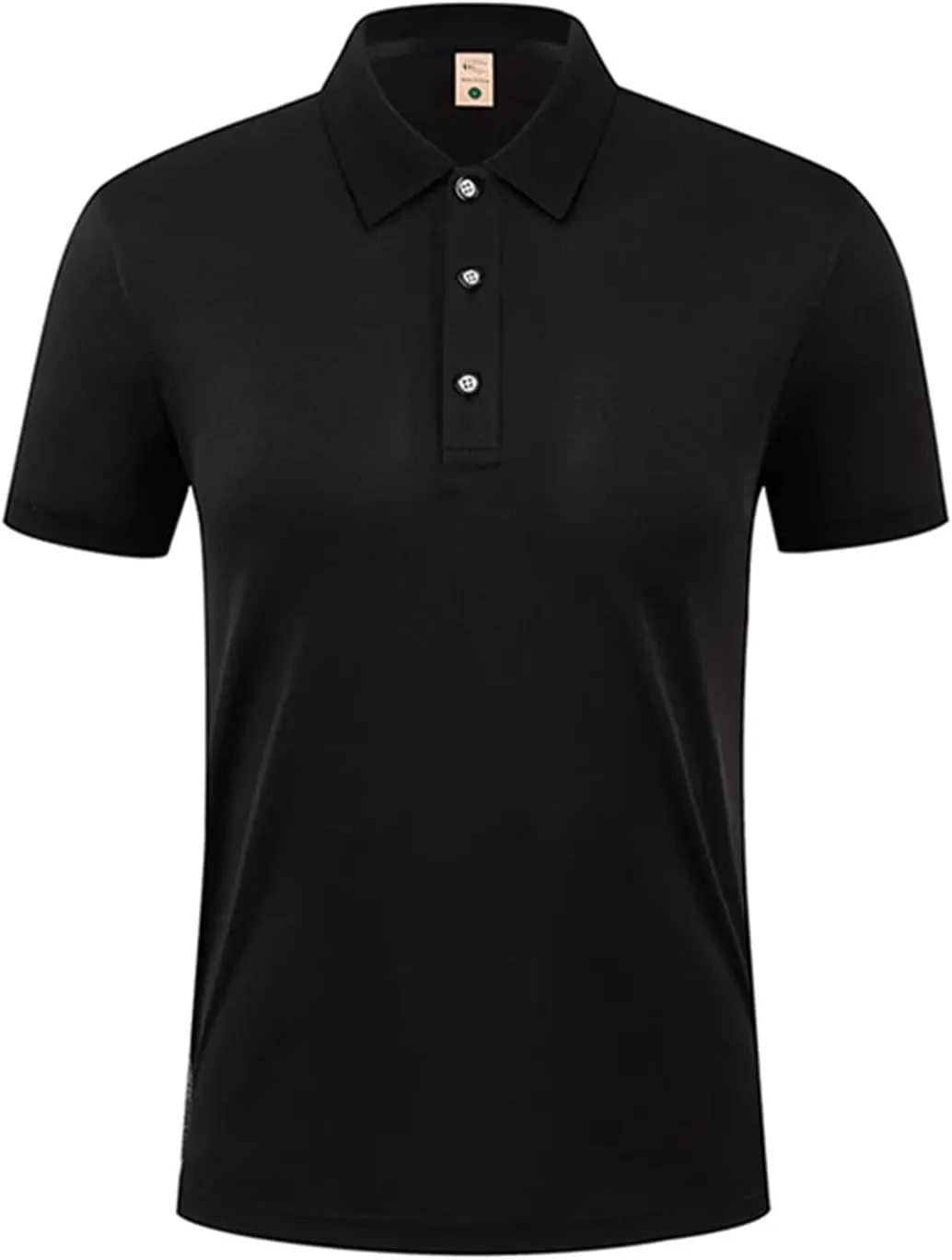 Mens Ice Silk Polo Shirt High-End T-Shirt Solid Color Short Sleeve Non-Marking Casual Lapels Business Thin Menswear