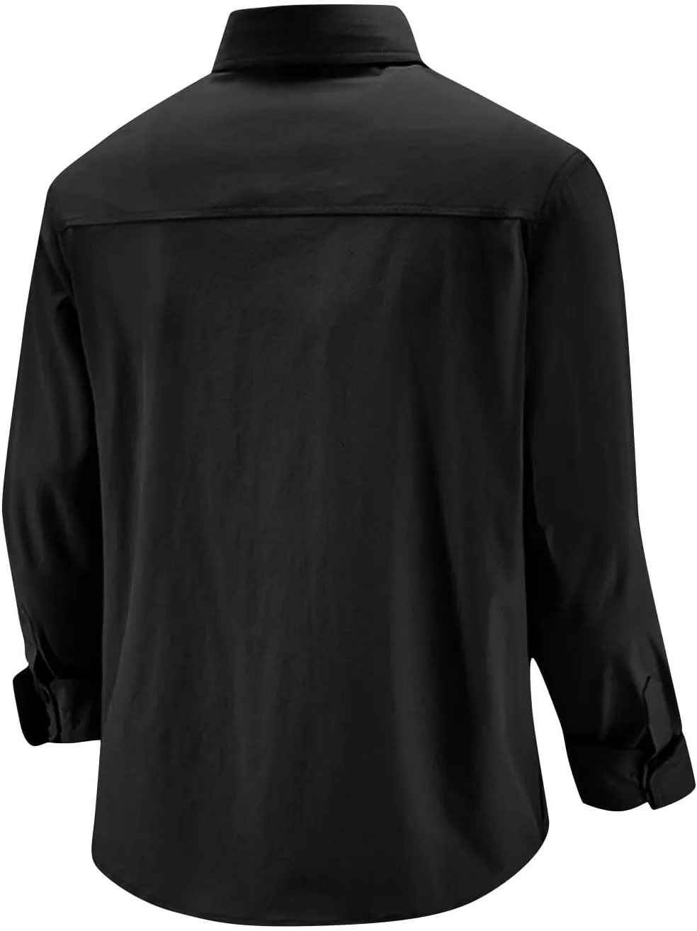 Men's Tactical Shirts Quick Dry UV Protection Breathable Long Sleeve Hiking Fishing Button Shirts Fall Clothes