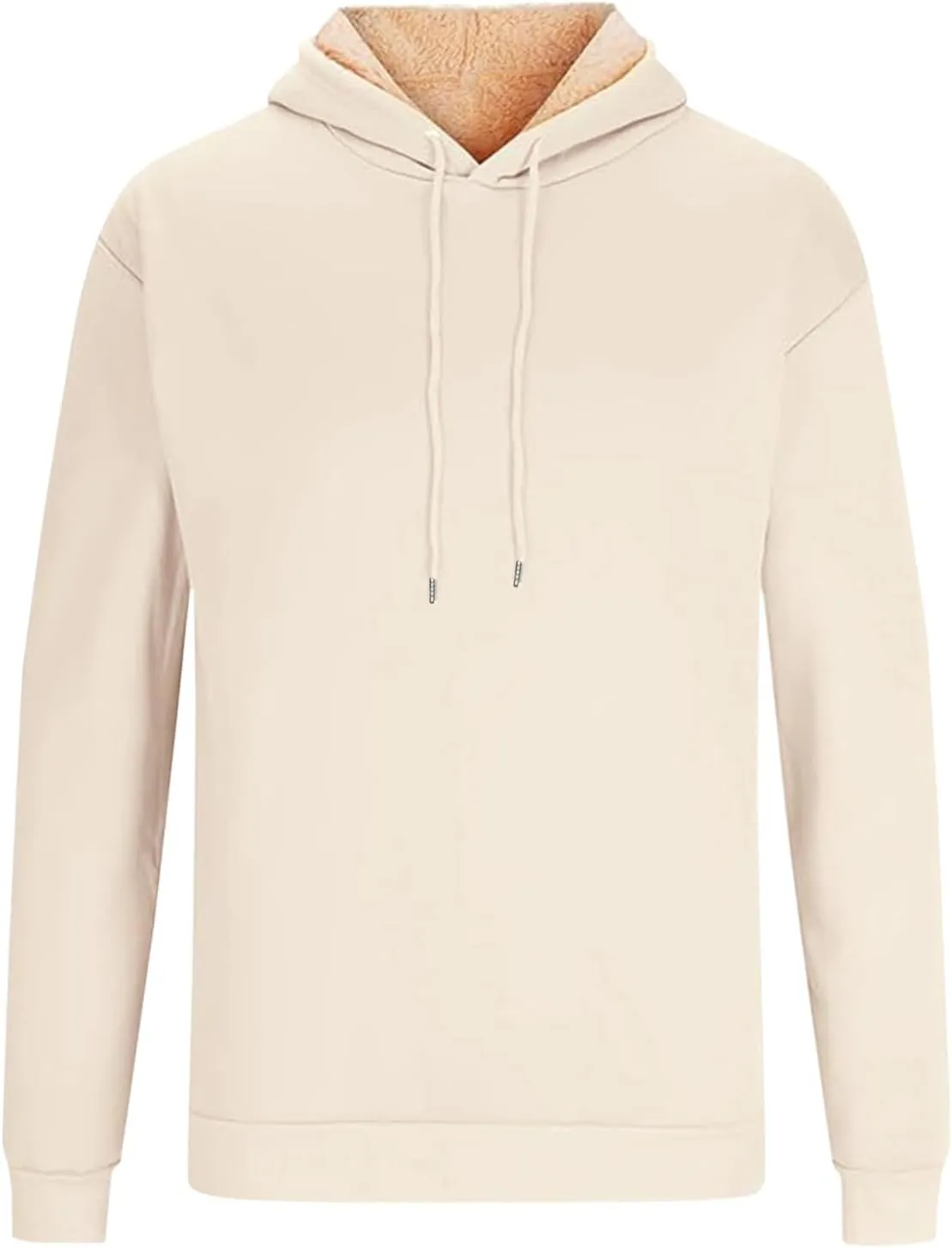 Men'S Winter Fleece Lined Hoodie Thick Thermal Sweatshirt Heavyweight Warm Hooded Pullovers Long Sleeve Outerwear