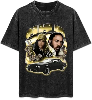 Men's Women's Vintage Oversized Drop Shoulder Short Sleeve T-Shirts Fashion Wash Solid Tee Top
