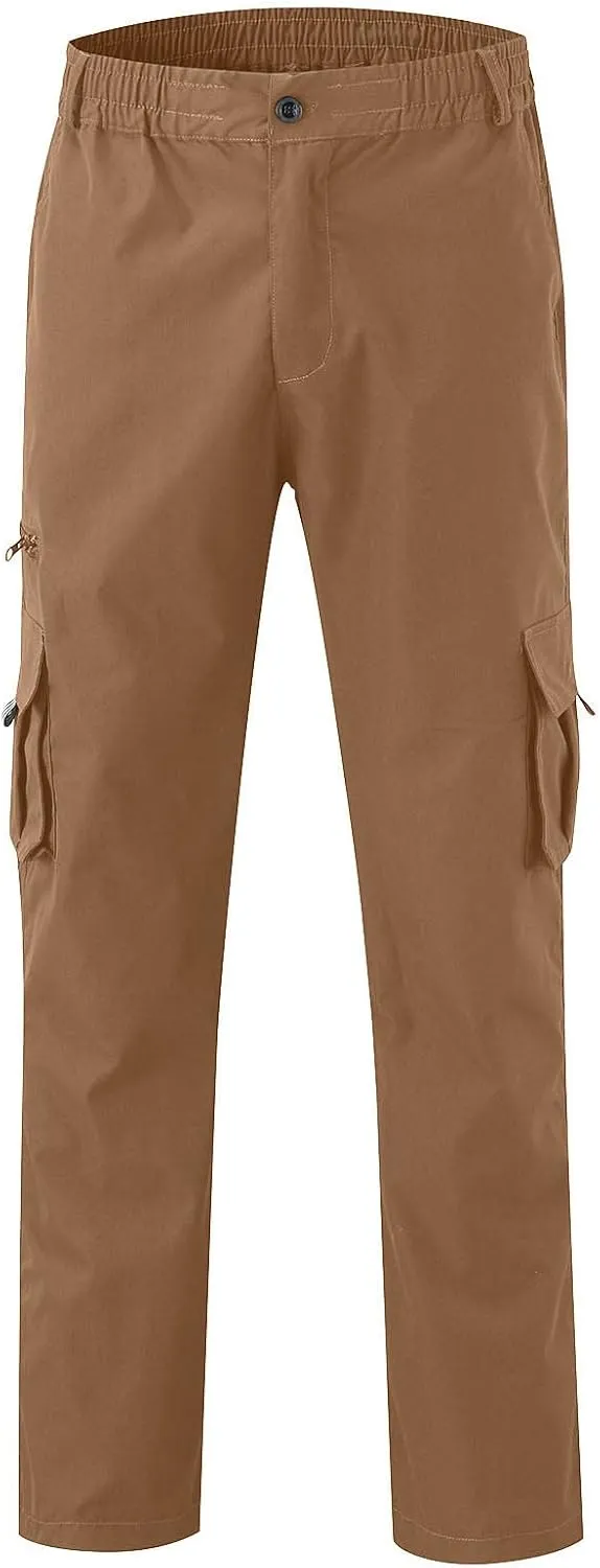 Mens Work Pants Stretch Flex Construction Cargo Pants with Pockets Outdoor Flexcamo - Tactical Waterproof Pants